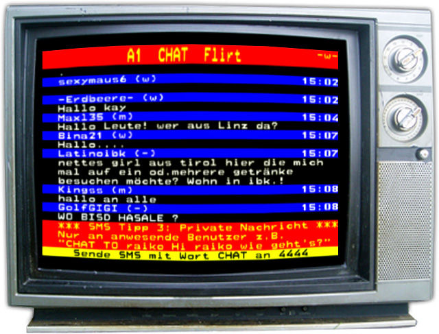 SMS Chat im Teletext